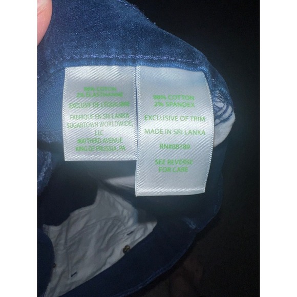 Lilly Pulitzer  High Rise Plush Skinny Pant-Luna Wash S 2 Dopamine Boho - Picture 11 of 12